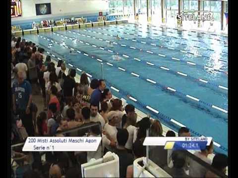 Serie 1 dei 200 Misti  Assoluti M Agonisti - 7 Meeting City of Lignano