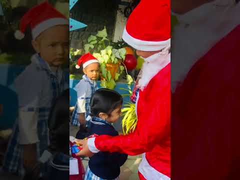 Shanta is giving chocolate