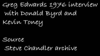 Capital Radio 95.8 Greg Edwards interview with Donald Byrd interview 1976 Pt1