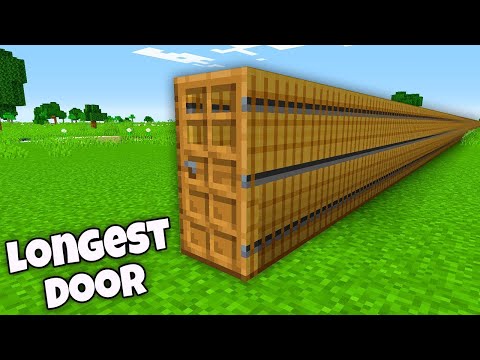 Uncovering The Longest Door in Minecraft