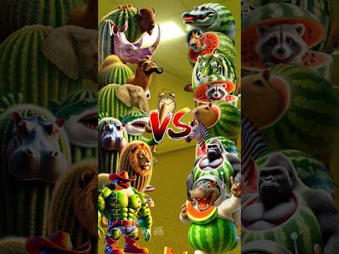 Cactus Brainrot vs Watermelon Brainrot