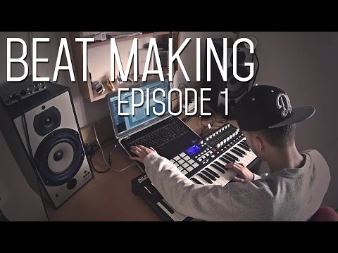 Beat Making - Producer Fly Simon Making A Dope Rap Beat 2014
