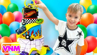 Chúc Mừng Sinh Nhật, Niki! Em bữa tiệc Sinh nhật với Vlad, Diana và Roma