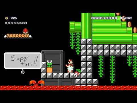 Botanical Gauntlet by Lebootski - Super Mario Maker - No Commentary 1AD 1AE