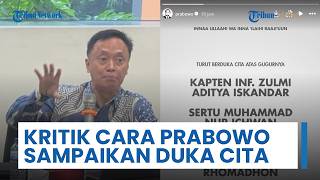 Pengamat Kritik Cara Prabowo Ucapkan Duka atas Gugurnya 3 Anggota TNI Satgas UNIFIL lewat Instastory