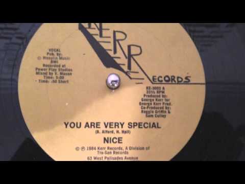 Nice  "you are very special"