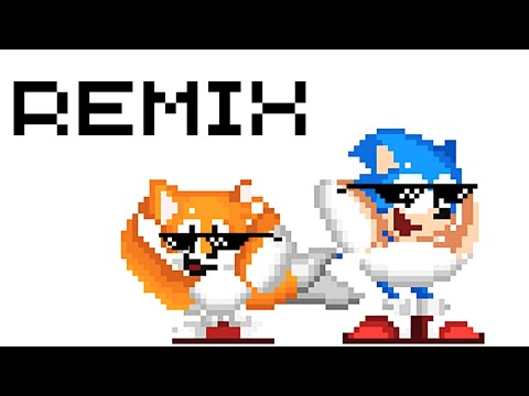 Sonic and Tails Dancing Meme REMIX (FLASHING LIGHTS)