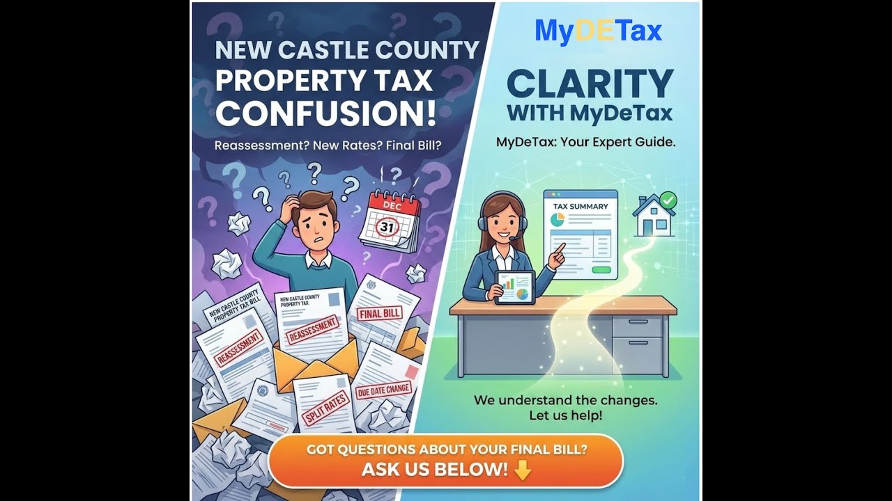 How to Split Your New Castle County School Tax Bill Into 3 Payments