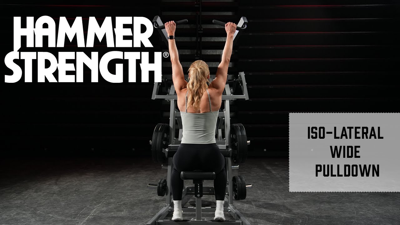 Iso-Lateral Wide Pulldown | Hammer Strength Plate Loaded