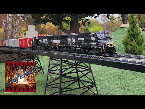 Ruby G Gauge Garden Railroad Fall 2024 Operations  Large Scale Trains In The Backyard