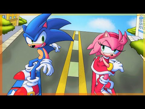 Sonic & Amy Play Sonic Adventure 2 Battle VS MODE