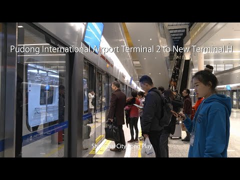 Aeroporto Internacional de Pudong do Terminal T2 para o Novo Terminal H