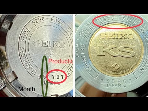 How Old Is Your Seiko - Dating Seiko Watches - A Complete Tutorial - Birth Year Verified #seiko