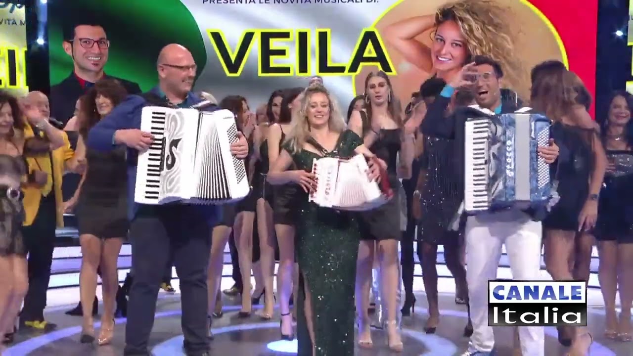 Veila e Giuseppe Spinelli "LA NOSTRA TARANTELLA" Canale Italia SPECIALE FARFALLINA Cantando Ballando