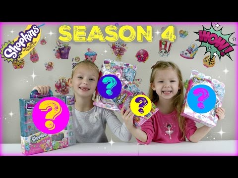 SHOPKINS SEASON 4 12-Pack SHOPKINS SEASON 4 5-Pack SHOPKINS SEASON 4 Glitzi Collector's Case Video