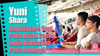 Ajak Anak Nonton Asian Games 2018, Yuni Shara Kagum dengan Stadion GBK Sekarang