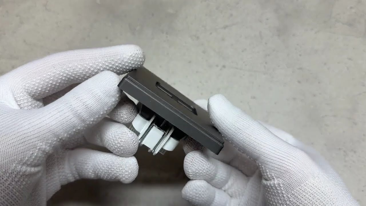 Розетка CAT6e подвійна комп'ютерна сірий графіт VIDEX NOTA (VF-NT-SK2PC6-GR)