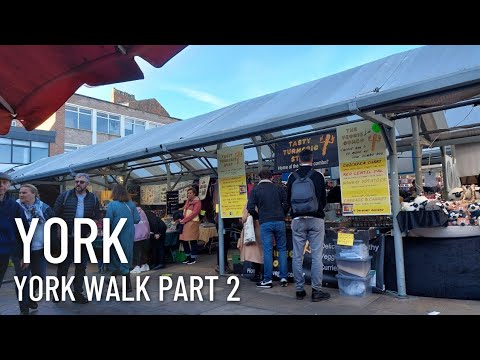 York walk (Part 2) - Walking at York - with Shambles, Shambles Market and more