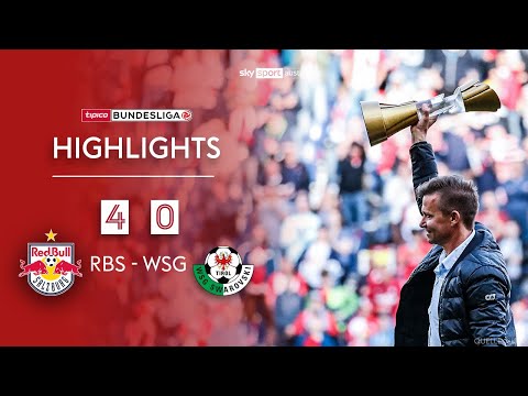 Tipico Bundesliga, 32. Runde: Red Bull Salzburg - WSG Tirol 4:0