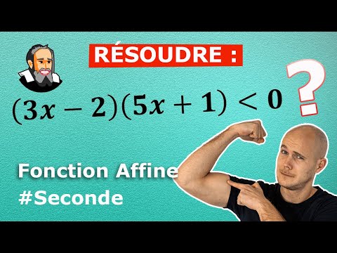 INÉQUATION avec Produit de Fonction AFFINE - Exercice Corrigé - Seconde