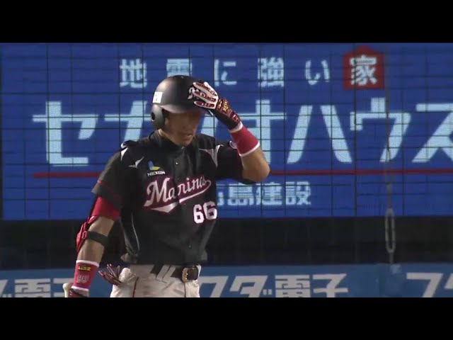 【2回裏】マリーンズ・岡田が死球を受けて「1771打席連続無本塁打」!!  2014/7/31 M-F