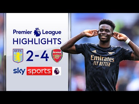 Arsenal stage HUGE comeback to go 🔝 of the table 🔴 | Aston Villa 2-4 Arsenal | EPL Highlights
