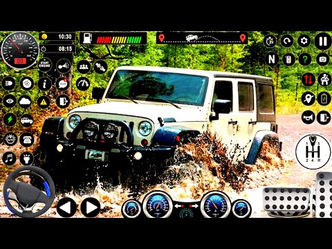 616 auto SUV 4x4 jeep off-road forest driving simulator gameplay - car jeep driving games