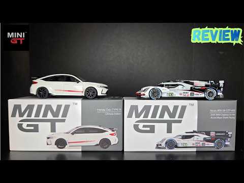 Feature Image thumbnail for the video blog Mini GT - Acura ARX-06 GTP 2025 IMSA Daytona & Honda Civic Type R Ultimate Edition - REVIEW by  booster_diecast