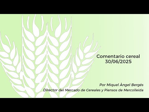 Comentari cereal - 30/06/2025