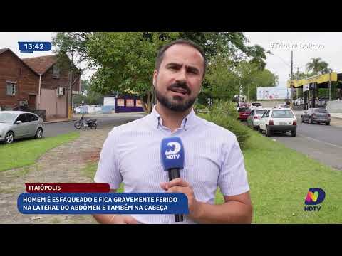 Homem é esfaqueado e fica gravemente ferido em Itaiópolis