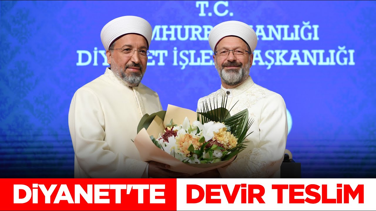 Diyanet'te devir teslim