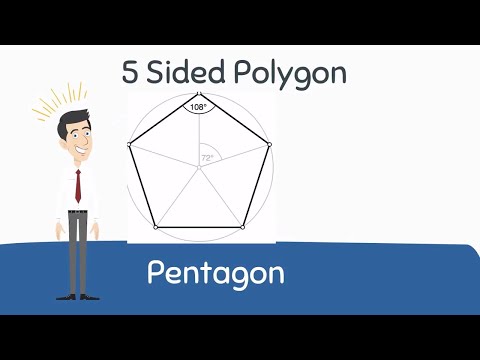 Pentagon Shape  | 5 Sided Polygon |