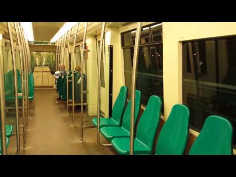 RET Metro Type B (5348) rit op Lijn C in de avond tussen Vijfsluizen & Tussenwater