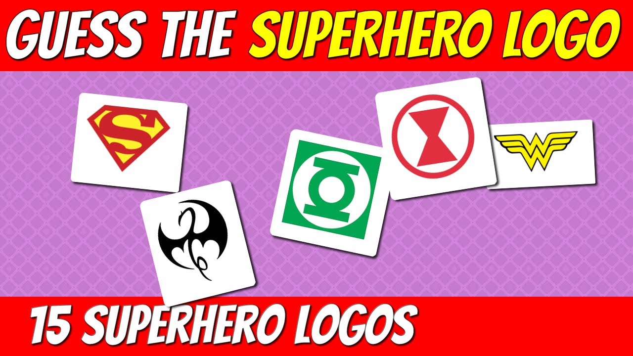 Guess the SUPERHERO LOGO Quiz! | Movie quiz challenge