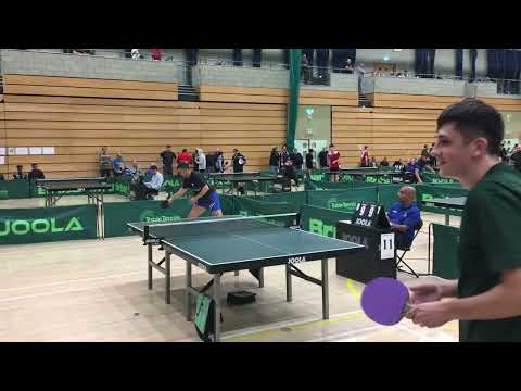 Crawley GP 2022/23: Men's Singles final - Josh Bennett v Radoslav Kamberov