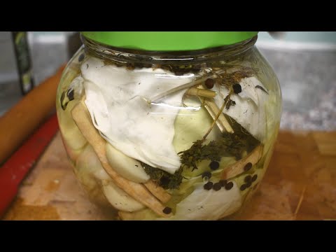 Traditional Romanian Pickled Whole Cabbage for the Winter Months