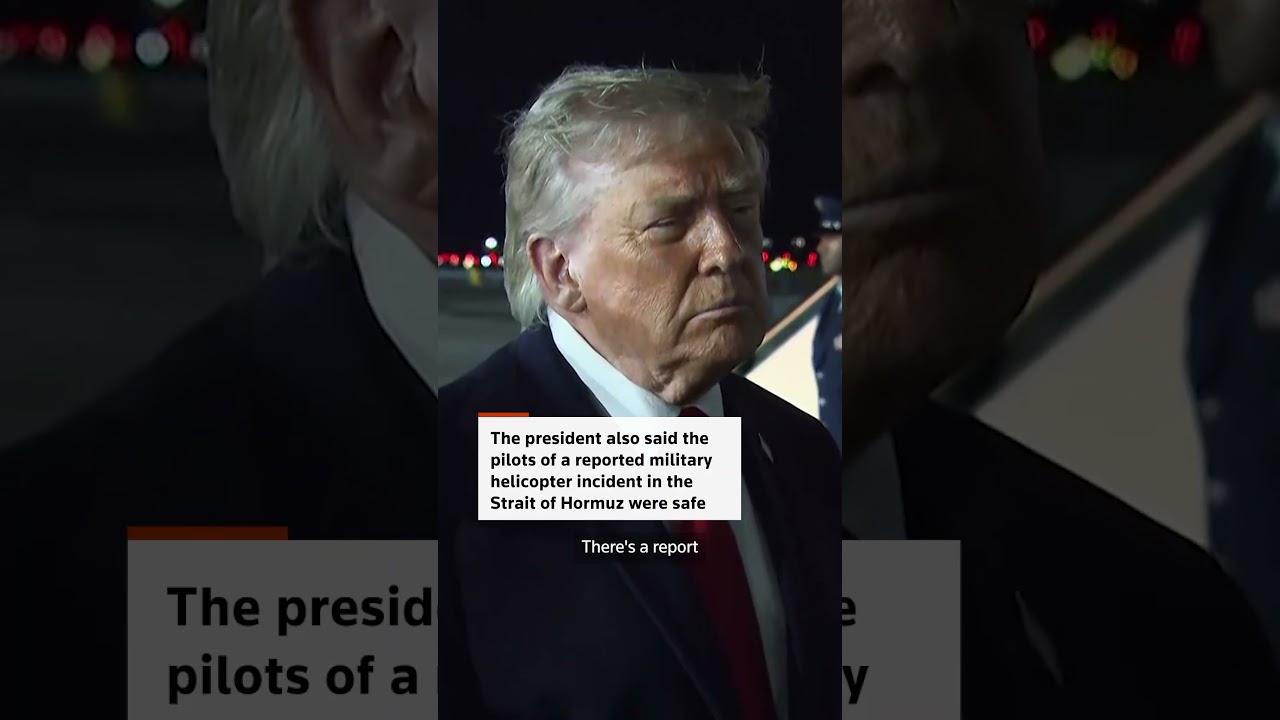 Video | Trump says Iran talks 'going well'