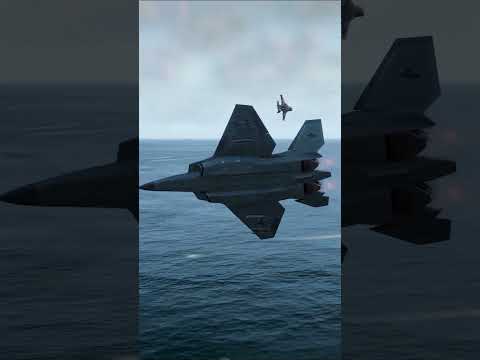 Epic Jet Duel Ends with a Plunge into the Sea!
