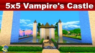 The Sims 4  - Building a 5x5 Vampires Castle