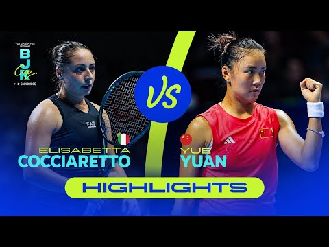 Elisabetta Cocciaretto (ITA) v Yuan Yue (CHN) | 2025 Billie Jean King Cup Finals | Match Highlights