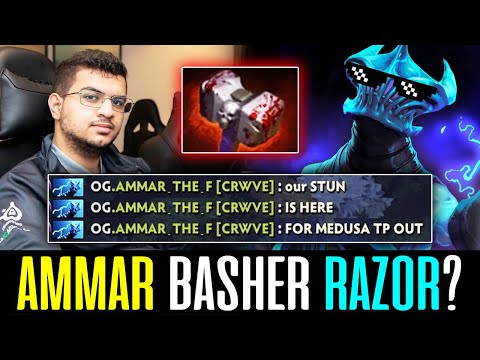 Ammar "SKULL BASHER" RAZOR - KEKW or POG? - OG Things DOTA 2