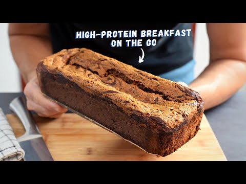 High Protein Banana Bread Recipe WITHOUT protein powder (12 grams of protein per slice!)