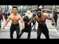 When 2 Natural Bodybuilders Go Out in Public Shirtless - REACTIONS!