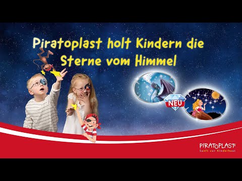Piratoplast holt Kindern die Sterne vom Himmel mit den neuen Augenpflastern mit Funkelstein-Designs
