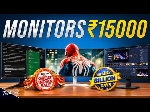 Best Monitor Under ₹15000 | BBD Sale & Amazon Great Indian Festival 2026