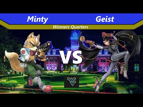 Campus Clash! WVU - Minty (Fox) vs Geist (Bayonetta) - Winners Quarters - SSBU