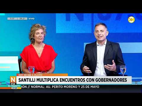 Acuerdo por la reforma laboral: Santilli multiplica encuentros con gobernadores │N7:00│ 13-01-26