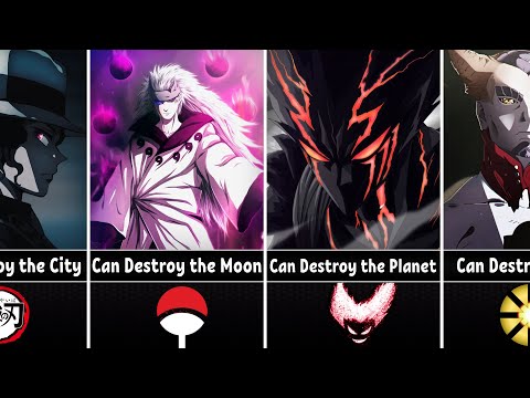 How Strong are Villains in Anime | The Strongest Villains of All Time