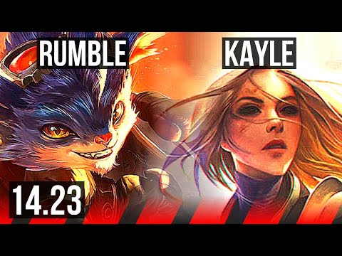RUMBLE vs KAYLE (TOP) | 5/0/9 | KR Diamond | 14.23