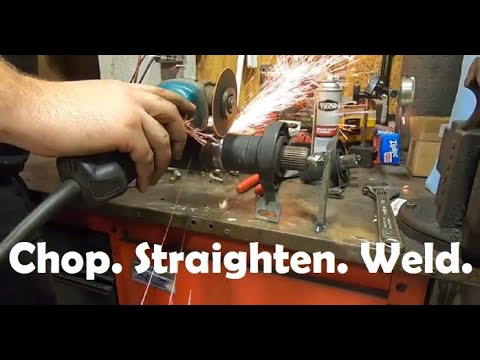 Extend shorten or modify ANY driveshaft at home. No special tools!